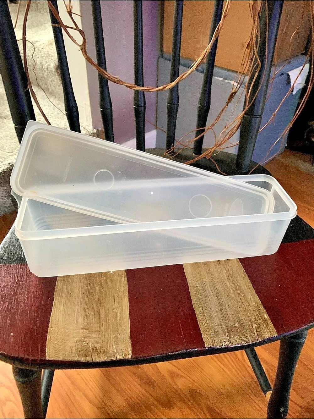 Tupperware Modular Mates Rectangular Container Clear Storage Container - Picture 3 of 3